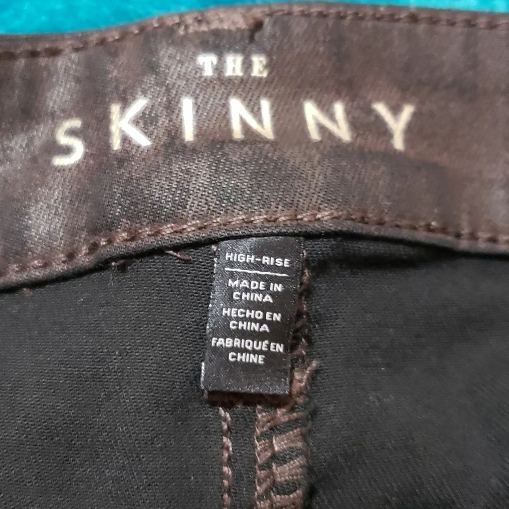 White House Black Market 59% Modal Chocolate Button-fly Slacks - #59-T💛 - Picture 7 of 9